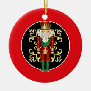 Holiday Nutcracker Ceramic Tree Decoration