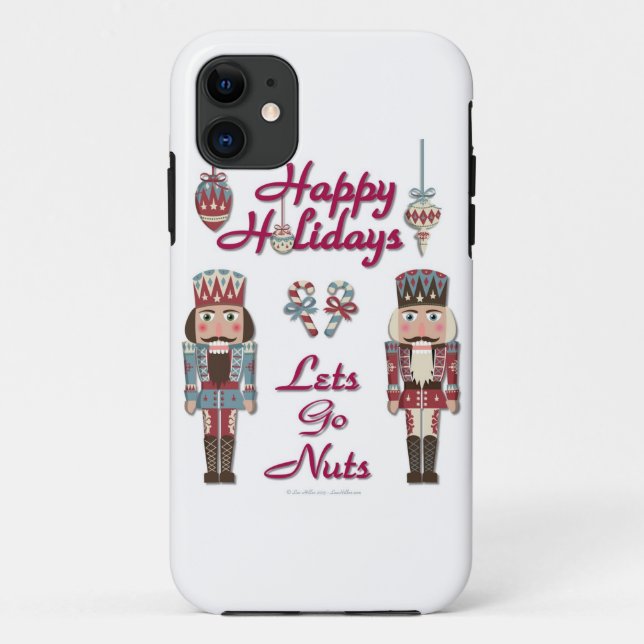 Holiday Nutcracker Lets Go Nuts Case-Mate iPhone Case (Back)