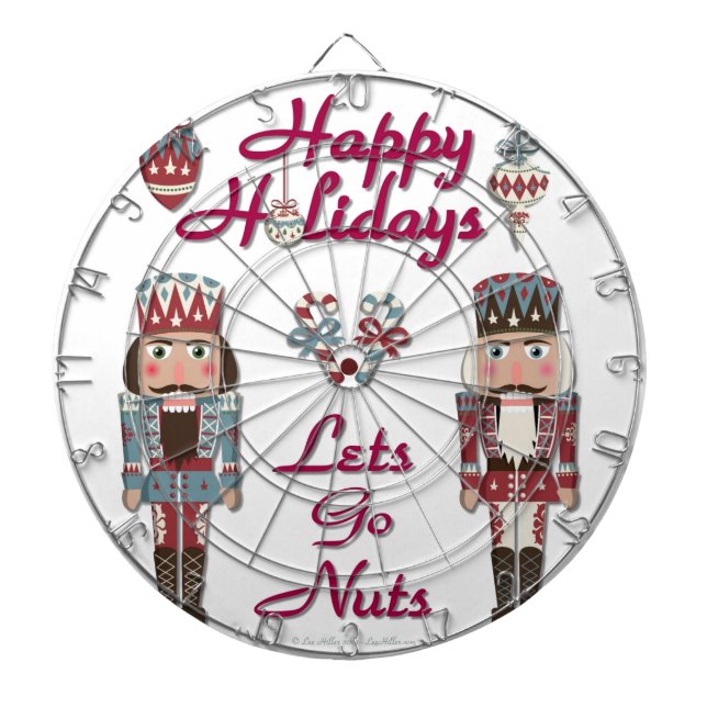 Holiday Nutcracker Lets Go Nuts Dartboard (Front)