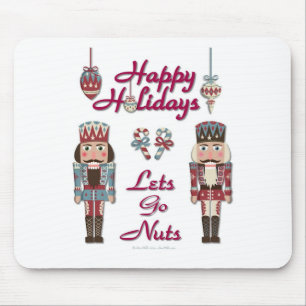 Holiday Nutcracker Lets Go Nuts Mouse Mat