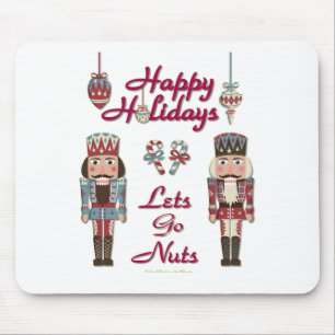 Holiday Nutcracker Lets Go Nuts Mouse Mat