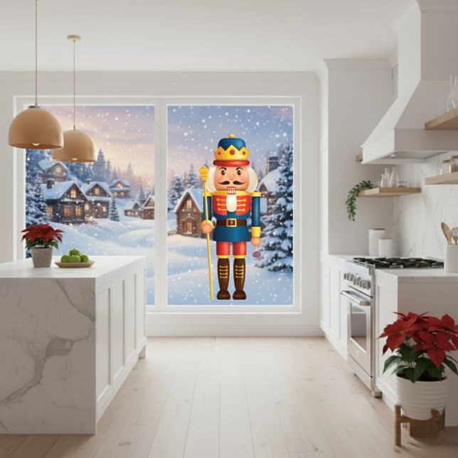 Holiday Nutcracker  Window Cling (Holiday Nutcracker Window Cling)