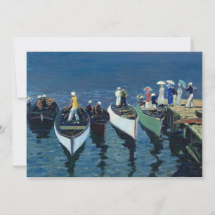 Holiday on the Hudson   George Luks Card