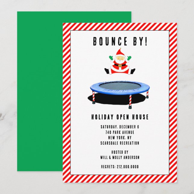 Holiday Open House Invitation (Front/Back)