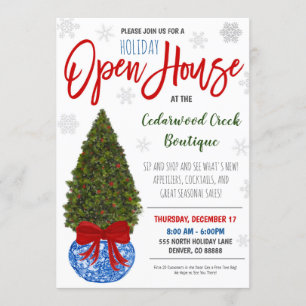 Holiday Open House Invitation