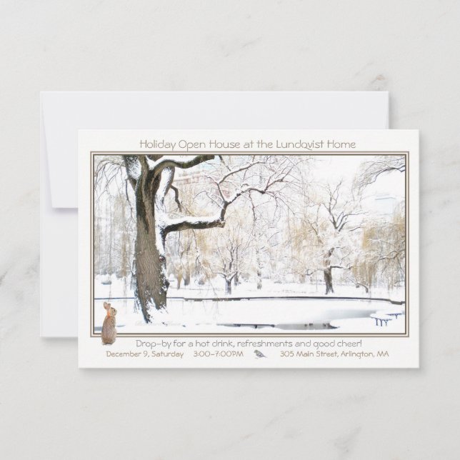 Holiday Open House: invitation (Front)