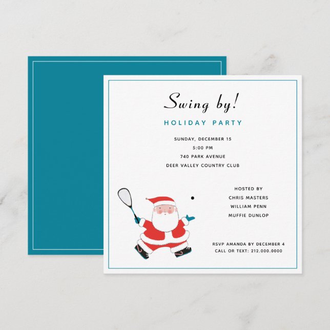 Holiday Open House  Invitation (Front/Back)