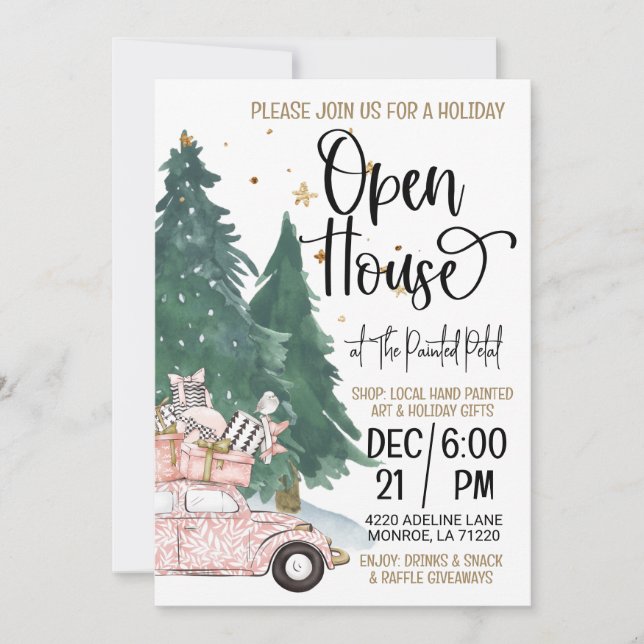 Holiday Open House Invitation (Front)