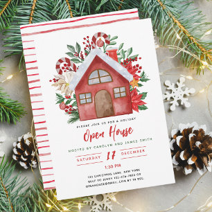 Holiday Open House Party Invitation