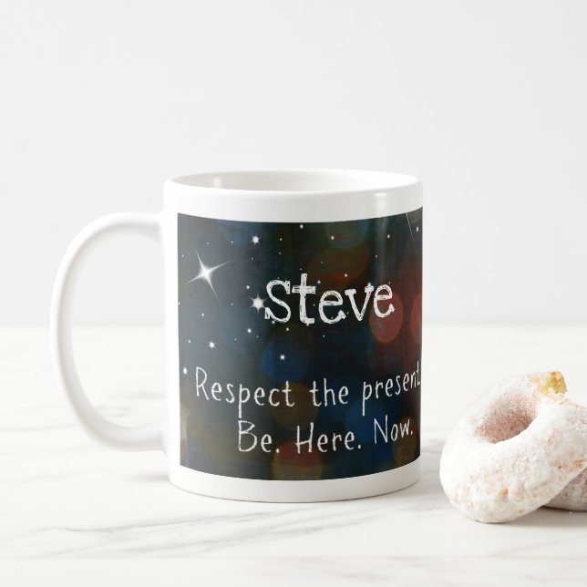 Holiday or Office Present - Customised Mug (With Donut)