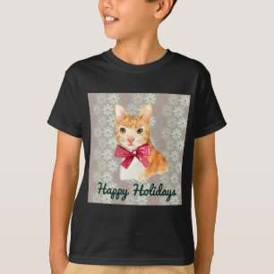 Holiday Orange Tabby T-Shirt