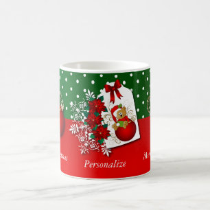 Holiday Ornament Christmas Bear Coffee Mug