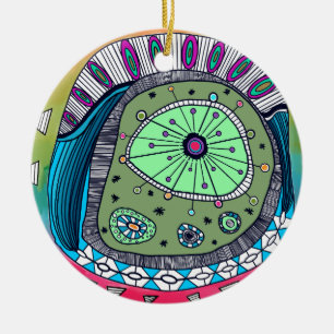 Holiday ornament Christmas tree gift art