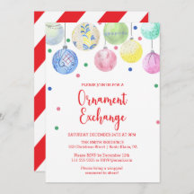 Holiday Ornament Exchange Party