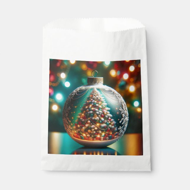 Holiday Ornament  Favour Bags (Front)