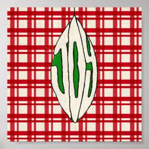 Holiday Ornament Joy Poster