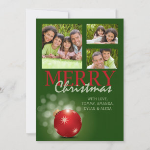 Holiday Ornament Photo Card
