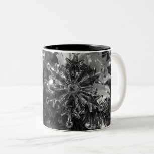 Holiday Ornaments Grayscale Coffee Mug