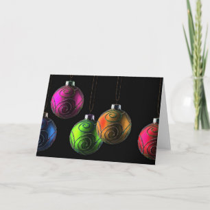 Holiday Ornaments Greeting Card