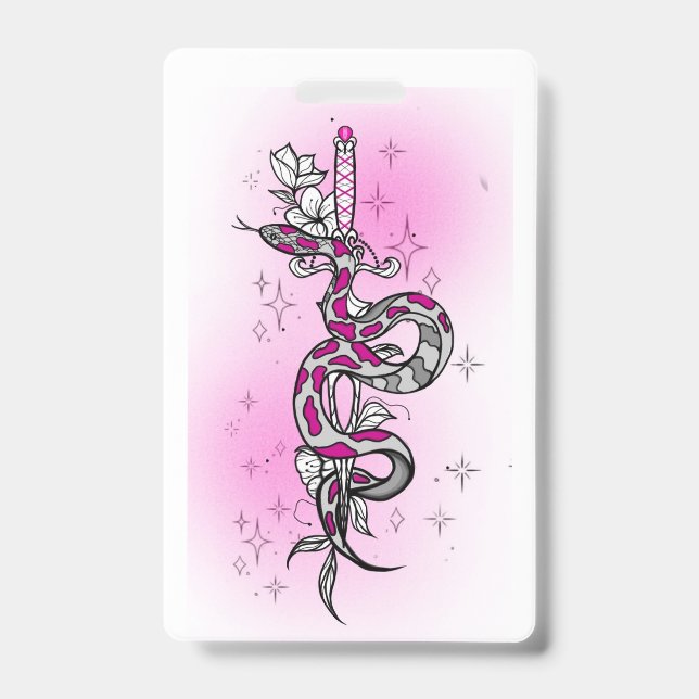 holiday package with snake ID badge (Front)