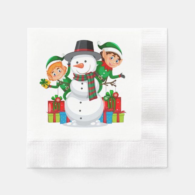 Holiday Paper Napkins (Front)