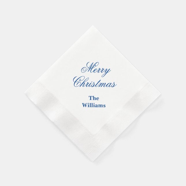 Holiday Paper Napkins (Corner)