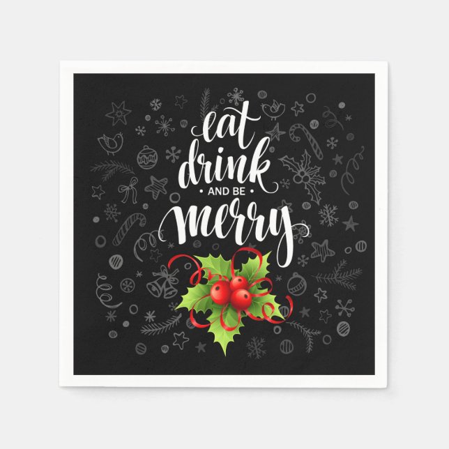 Holiday Paper Napkins (Front)