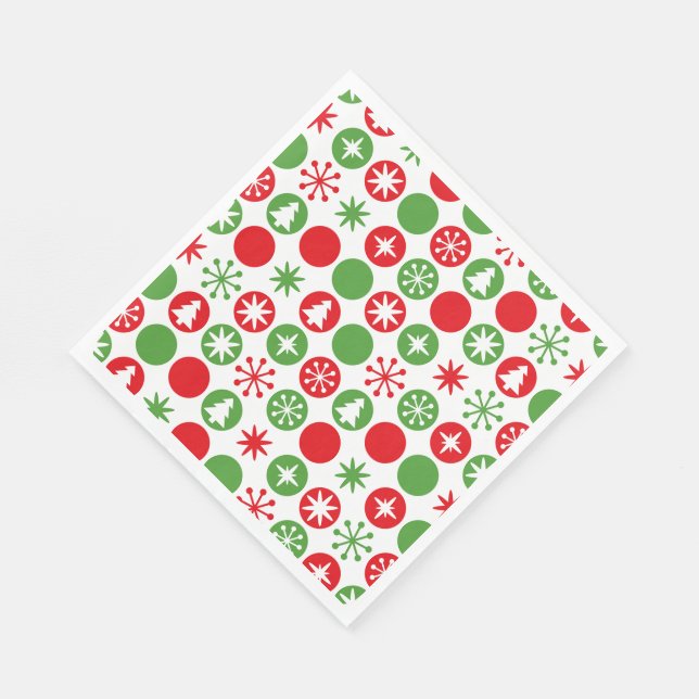 Holiday Paper Napkins (Corner)