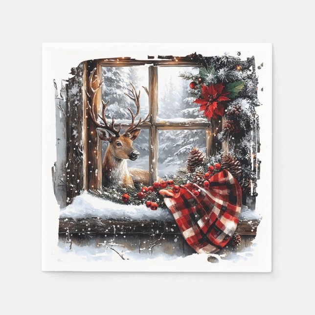 Holiday Paper Napkins  (Front)