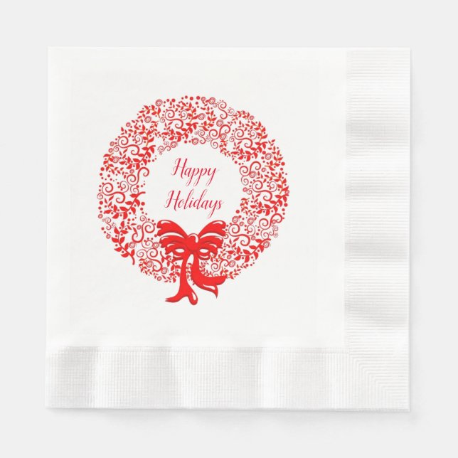 Holiday Paper Napkins (Front)