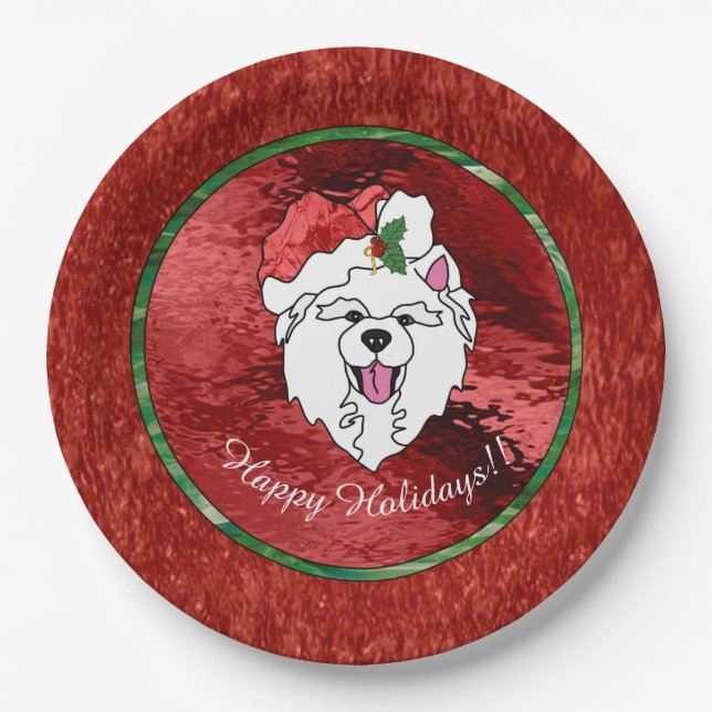Holiday Paper Plate  Sammy Claus (Front)