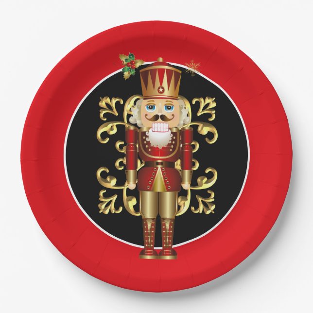 Holiday Paper Plates-Nutcracker Paper Plate (Front)