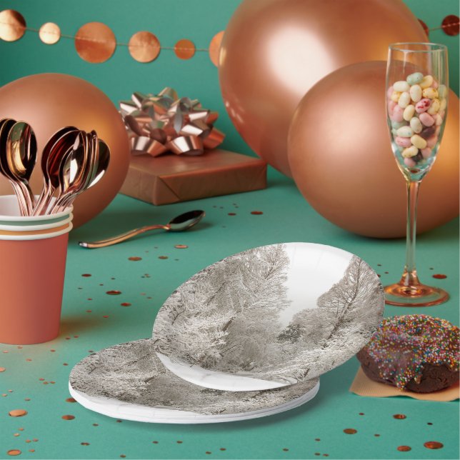 Holiday Paper Plates Winter Wonderland Plates (Multi)