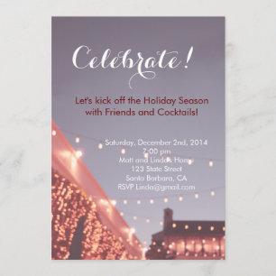 Holiday Party, Bachelorette, Birthday Party Invite