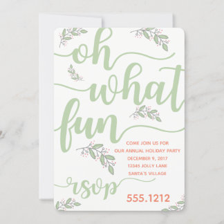 HOLIDAY PARTY INVITATION