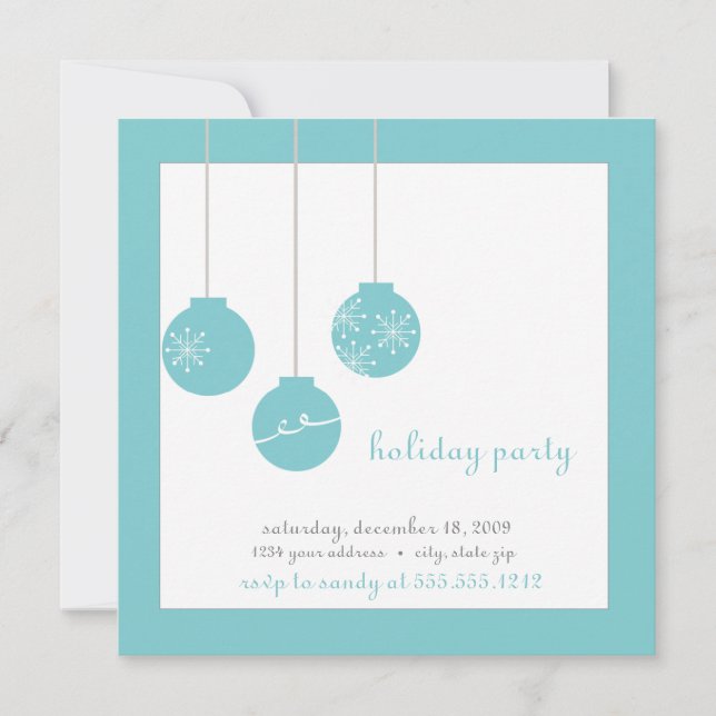 holiday party invitation (Front)