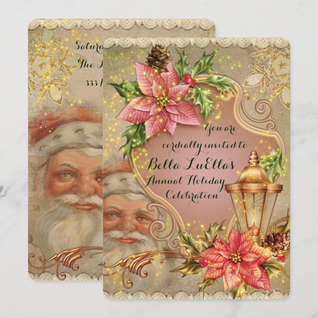 Holiday Party Invitation (Front/Back)