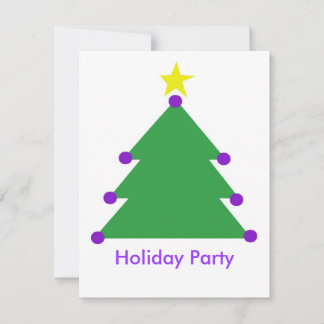 Holiday party invitation