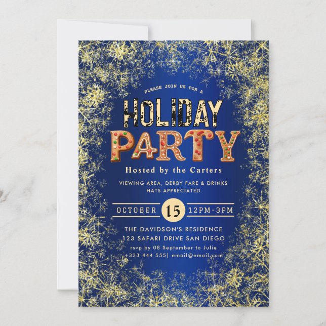 Holiday Party Invitation (Front)
