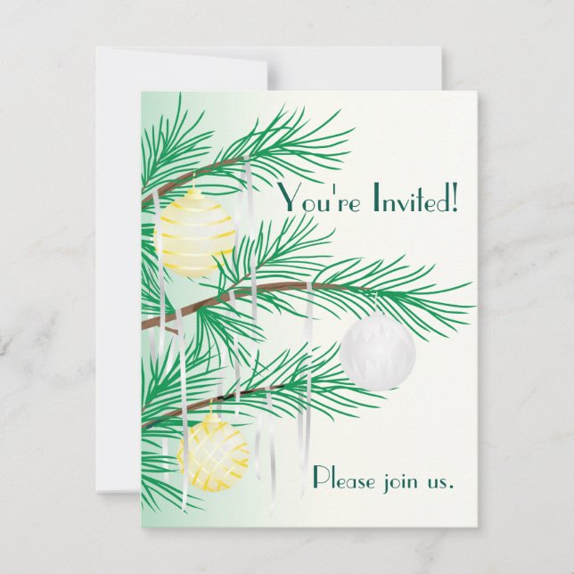 Holiday Party Invitation (Front)