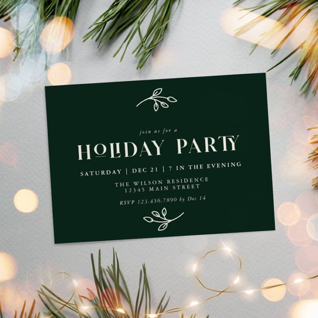 Holiday Party Invitation Christmas Party Invite (Creator Uploaded)