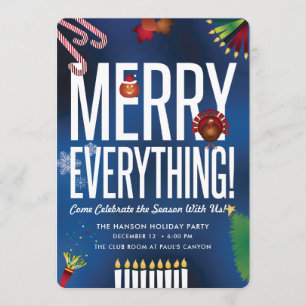 Holiday Party Invitation *Merry Everything*