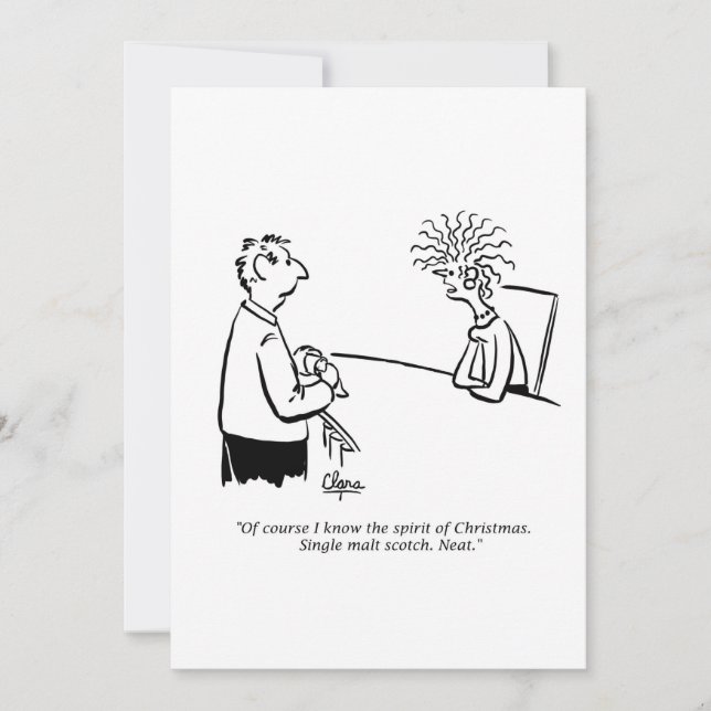 Holiday party invitation - Spirit of Christmas (Front)