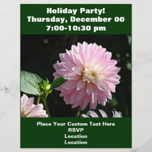 Holiday Party Letterhead Flyer Inviation Bulletin