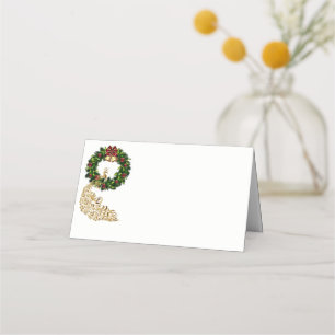 Holiday Party Name Place Card