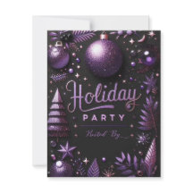 Holiday Party Personalise Card