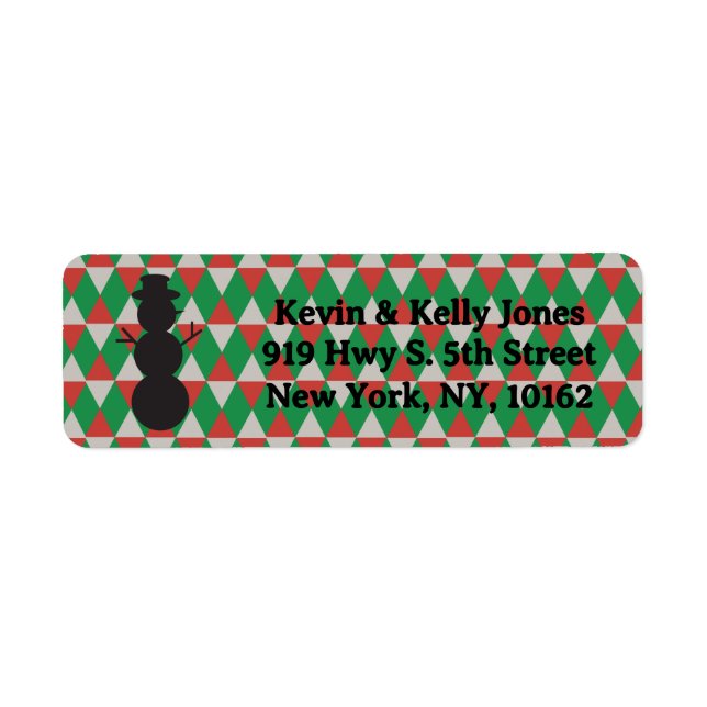 Holiday Party Snowman (Front)