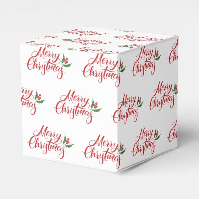 Holiday Party Treat Box (Front Side)