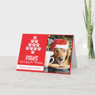 Holiday Paws Christmas Card