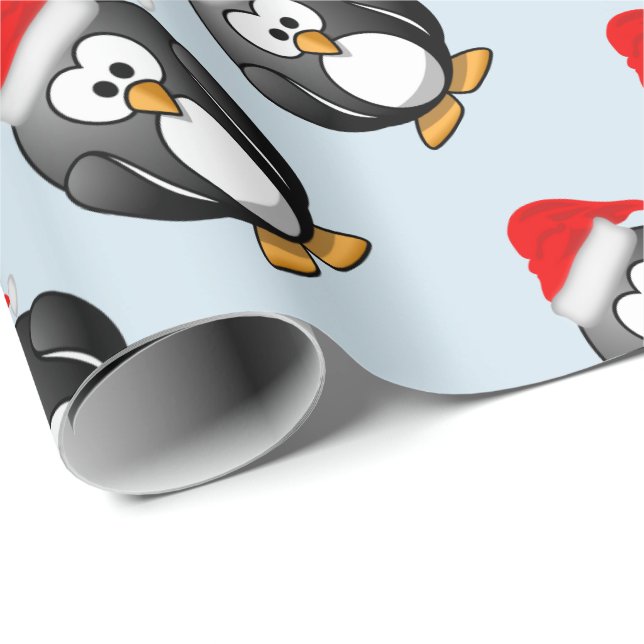 Holiday Penguin Wrapping Paper (Roll Corner)